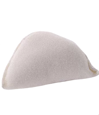Dreieckiger Dampfpuffer genäht